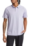 Rhone Delta Piqué Performance Polo In Mellow Lavender