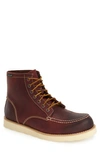 Eastland 'lumber Up' Moc Toe Boot In Oxblood Leather