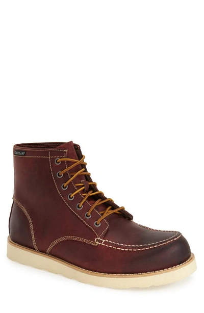 Eastland 'lumber Up' Moc Toe Boot In Oxblood Leather