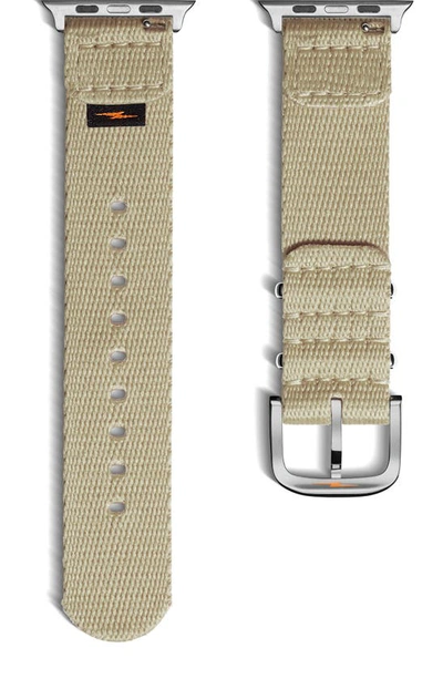 Shinola Nato Nylon 20mm Apple Watch® Watchband In Tan