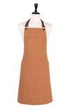 Kaf Home Tailor Cotton Apron In Canvas Work