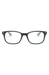 Ray Ban 53mm Optical Glasses In Blue Havana