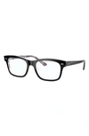 RAY BAN 54MM OPTICAL GLASSES,RX538354-O