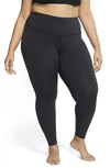 Nike Yoga Luxe 7/8 Tights In Black/ Dark Smoke Grey