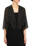 ALEX EVENINGS HANKY BOLERO CARDIGAN,370213