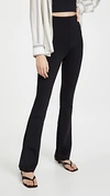 Commando Womens Black Neoprene Stretch-woven Leggings In Black