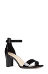 Nine West Rani Ankle Strap Stiletto Sandal In Black