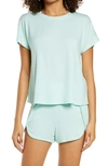 Bp. Sleepy Day Short Pajamas In Green Yucca Marl
