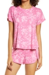 Bp. Sleepy Day Short Pajamas In Pink Ibis Soft Splash