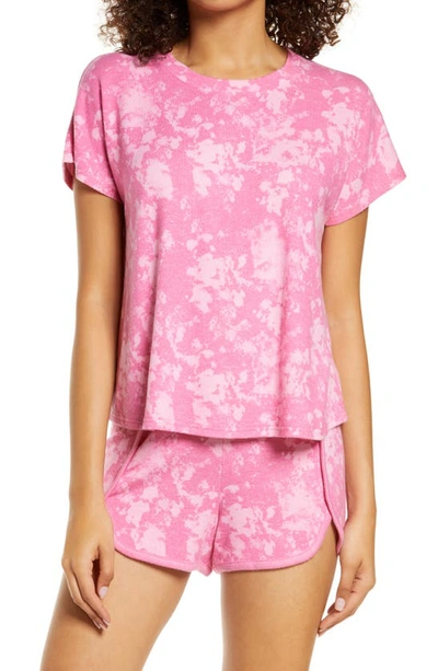 Bp. Sleepy Day Short Pajamas In Pink Ibis Soft Splash