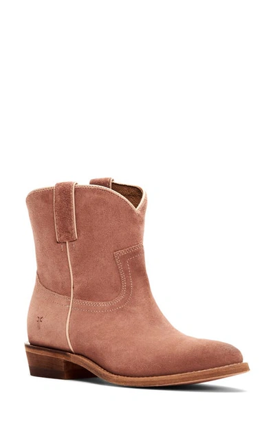 Frye Billy Bootie In Light Rose Suede