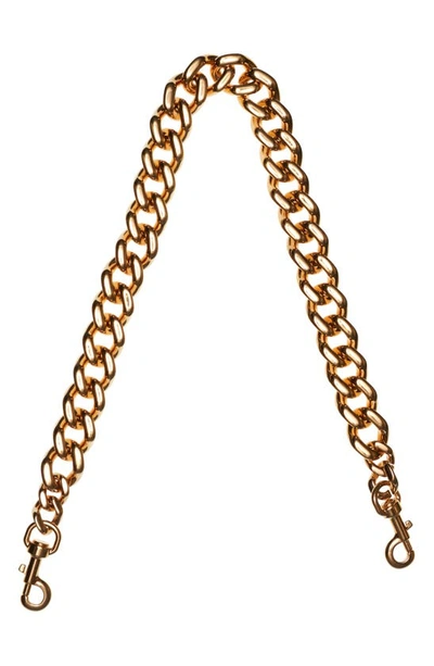 Versace La Medusa Chain Bag Strap In Gold