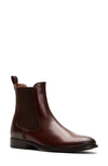 Frye Melissa Chelsea Boot In Redwood Vintage Leather