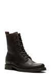 Frye Veronica Combat Boot In Black Stone Wash