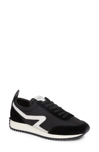 Rag & Bone Retro Runner Sneaker In Black