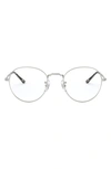 Ray Ban 3582v 51mm Optical Glasses In Matte Silver