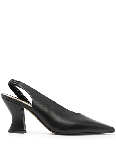 Bottega Veneta Women's D'orsay Pointed Toe Slingback Pumps In Nero