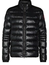 Canada Goose Padded And Quilted Nylon Jacket In Black