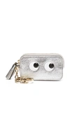 Anya Hindmarch Eyes Coin Purse In Silver