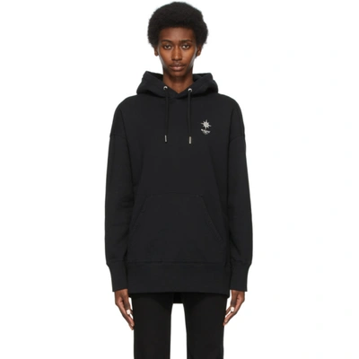 Givenchy Black Oversized Frame Print Hoodie