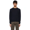 The Row Men's Connor Cashmere Crewneck Sweater In Blue