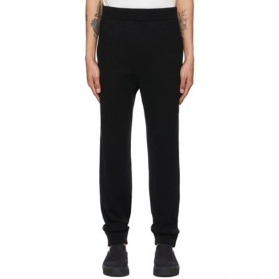 The Row Felix Slim-fit Cashmere Sweatpants In Black