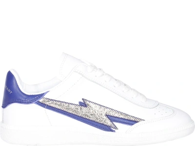 Isabel Marant Beth Lace-up Sneakers In White