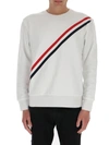 THOM BROWNE THOM BROWNE RWB STRIPE CREWNECK SWEATSHIRT