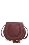 Chloé 'marcie - Medium' Leather Crossbody Bag In Dark Velvet