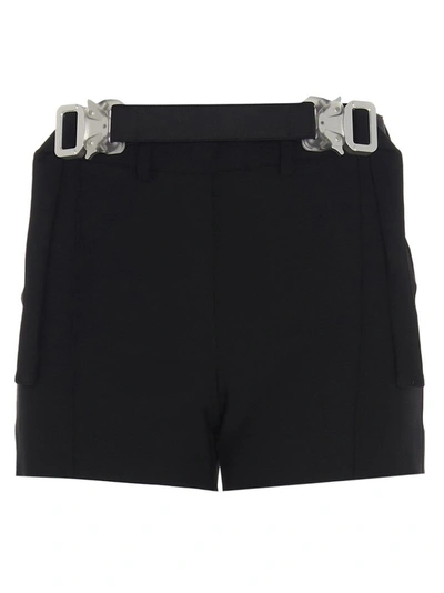 Alyx Double Buckle Shorts In Black