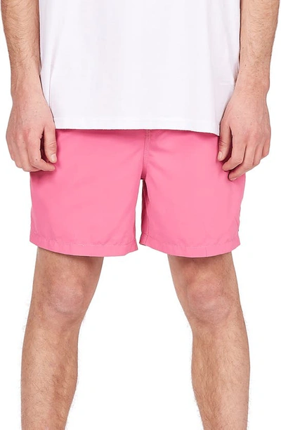 Billabong All Day Layback Swim Trunks In Rose