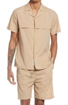 NATIVE YOUTH SHORT SLEEVE BUTTON-UP SHIRT,NMSH2C