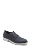 Rockport Tanner Plain Toe Derby In Navy