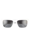 VERSACE 56MM RECTANGLE SUNGLASSES,VE440656-X