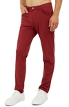 Redvanly Kent Pull-on Golf Pants In Pomegranate