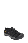 Keen Kids' Newport H2 Water Friendly Sandal In Black/ Yellow