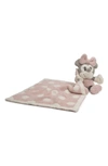 Barefoot Dreamsr Barefoot Dreams Cozychic™ Disney Mickey/minnie Mouse Blanket & Stuffed Toy Gift Set In Dusty Rose Multi