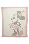 Barefoot Dreamsr Barefoot Dreams Cozychic™ Disney Mickey/minnie Mouse Blanket In Dusty Rose Multi