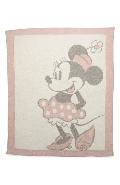 Barefoot Dreamsr Barefoot Dreams Cozychic™ Disney Mickey/minnie Mouse Blanket In Dusty Rose Multi