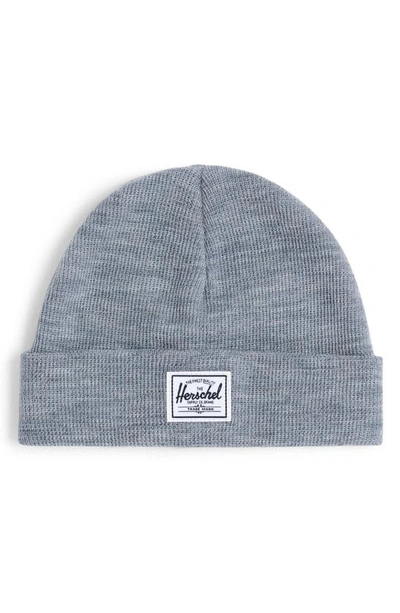 Herschel Supply Co. Babies' Beanie In Heather Light Grey