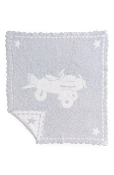 Barefoot Dreamsr Barefoot Dreams Receiving Blanket In Blue/ White