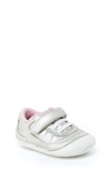 Stride Rite Toddler Girls Jazzy Soft Motion Shoes In Silverdnu