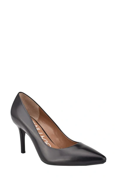 Calvin Klein Gayle Pump In Black Leather