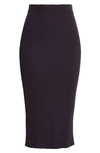 THE ROW ARLETTE RIB WOOL MIDI SKIRT,5373-Y460