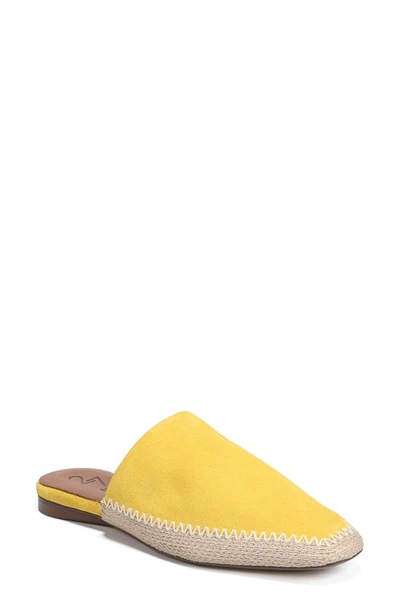 27 Edit Candice Mule In Yellow Suede