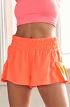 Free People Fp Movement Get Your Flirt On Shorts In Hot Watermelon
