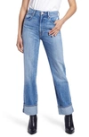 Shop Slvrlake London Nonstretch High Waist Ankle Straight Leg Jeans In Western Stars