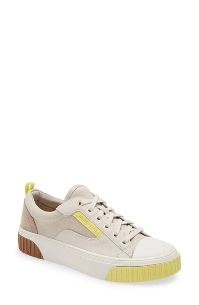 Michael Michael Kors Oscar Lace-up Sneaker In Light Sand Leather