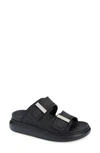 Alexander Mcqueen Hybrid Slides In Black
