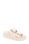 Alexander Mcqueen Oversized Slide Sandal In Rose